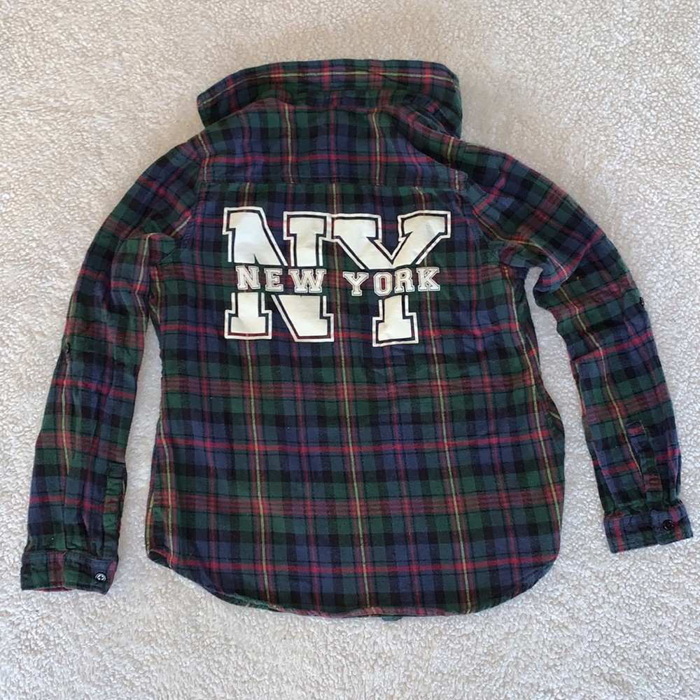 Polly & Esther New York Plaid Flannel
